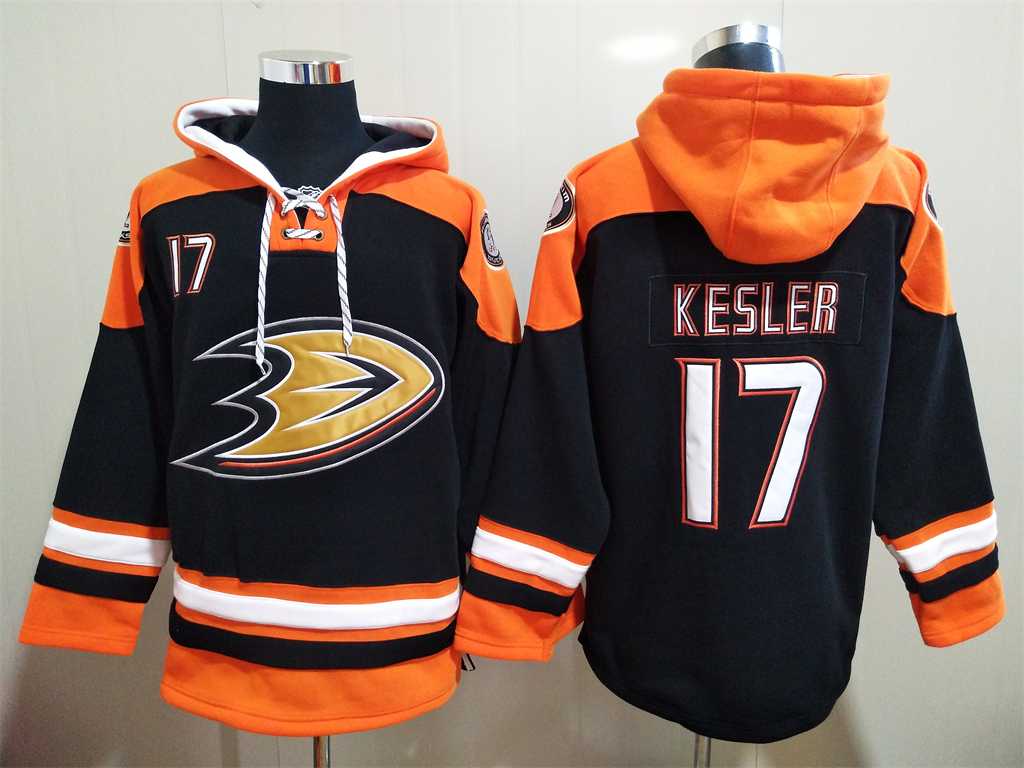Anaheim Ducks 17 Ryan Kesler Black All Stitched Pullover Hoodie,We sell and wholesale Anaheim Ducks 17 Ryan Kesler Black All Stitched Pullover Hoodie on line form chian!